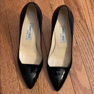 JIMMY CHOO leather heels